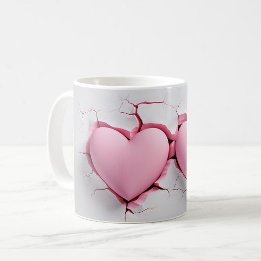 Mug Coeur Série 1-21 (Devant gauche)