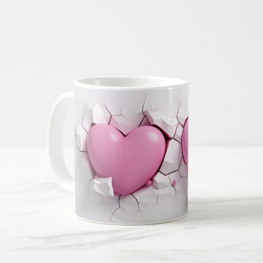 Mug Coeur Série 1-23 (Devant gauche)