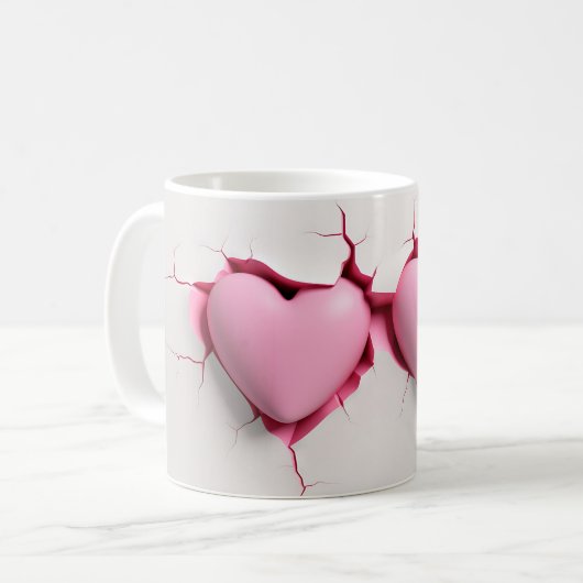 Mug Coeur Série 1-8 (Devant gauche)