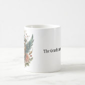 Mug Coeur Steampunk avec ailes et roses (Centre)