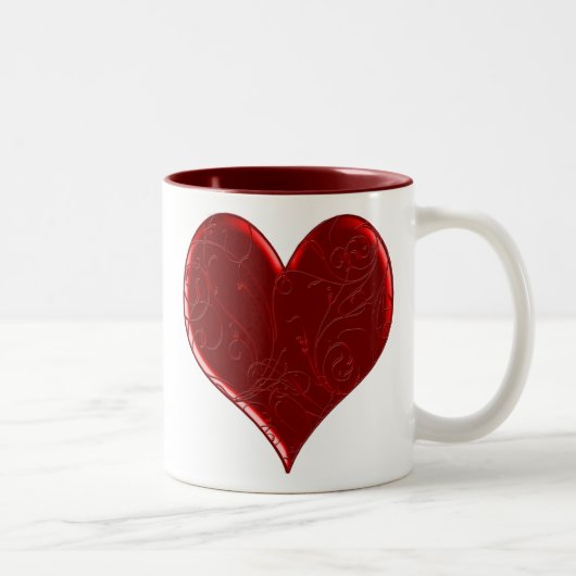 Mug Coeur superposé (Droit)