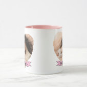 Mug Coeur toi, meilleur maman jamais ruban (Centre)