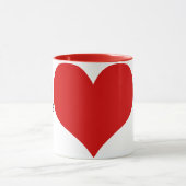 Mug Coeur "Tout ce dont nous avons besoin, c'est de l' (Centre)