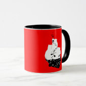 Mug coeur toxique (Devant droit)