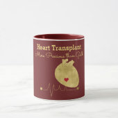 Mug Coeur Transplant Gold Maroon (Centre)