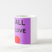 mug coeur violet (Centre)