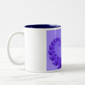 Mug Cœur Violet Bleu (Gauche)