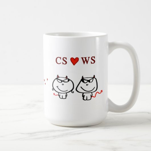 Mug "Coeur WS de CS " (Droite)