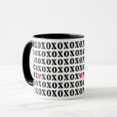 Mug Coeur XOXO (Devant gauche)