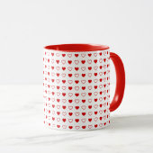 Mug Coeurs (Devant droit)