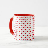 Mug Coeurs (Devant gauche)