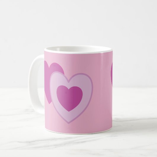 Mug Coeurs (Devant gauche)