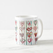 Mug Coeurs (Devant droit)