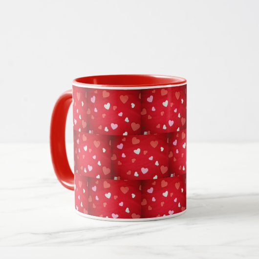 Mug "Coeurs !" (Devant gauche)