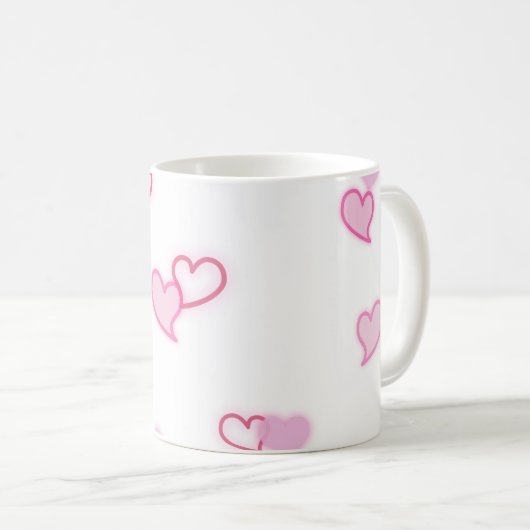 Mug Coeurs (Devant droit)