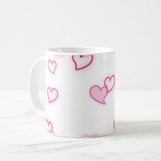 Mug Coeurs (Devant gauche)
