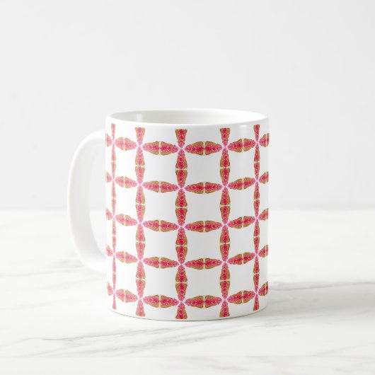 Mug Coeurs alignés (Devant gauche)