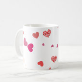 Mug Coeurs - amour (Devant gauche)