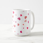 Mug Coeurs - amour (Devant droit)