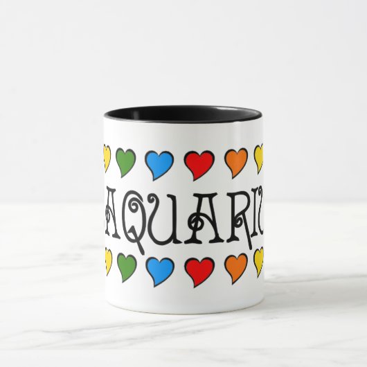 Mug Coeurs Aquarius (Centre)
