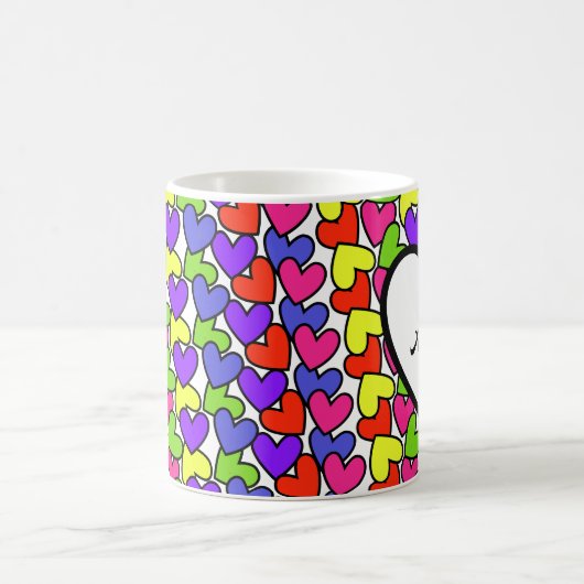 Mug Coeurs arc-en-ciel (Centre)