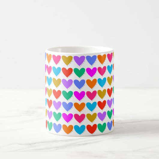 Mug Coeurs arc-en-ciel (Centre)