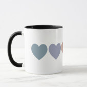Mug Coeurs arc-en-ciel (Gauche)