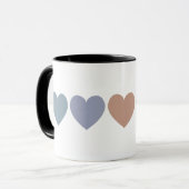 Mug Coeurs arc-en-ciel (Devant gauche)