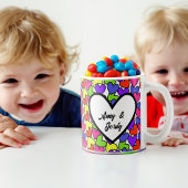 Mug Coeurs arc-en-ciel