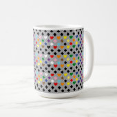 Mug Cœurs Arc-en-Ciel (Devant droit)