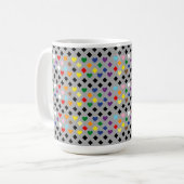 Mug Cœurs Arc-en-Ciel (Devant gauche)