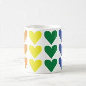 Mug Coeurs arc-en-ciel (Centre)