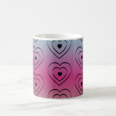 Mug Coeurs arc-en-ciel Coeur Black Pride (Centre)