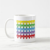 Mug Cœurs arc-en-ciel de Floride (Gauche)