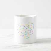 Mug Coeurs arc-en-ciel Pastel (Centre)