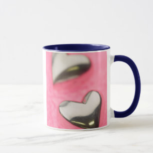 Mug Cœurs argentés