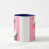 Mug Cœurs argentés (Centre)