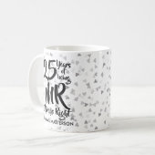 Mug Coeurs argentés de 25ème anniversaire de M. Always (Devant gauche)