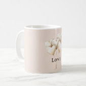 Mug Cœurs Ballons Amour Crème Rosée (Devant gauche)