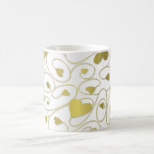 Mug Coeurs bouclés en or (Centre)