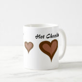 Mug Coeurs chauds au chocolat (Devant droit)