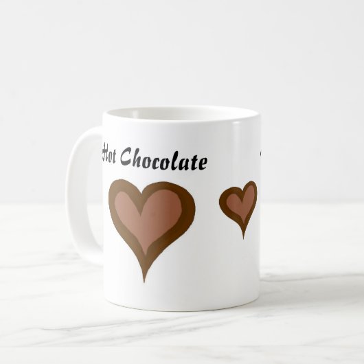 Mug Coeurs chauds au chocolat (Devant gauche)