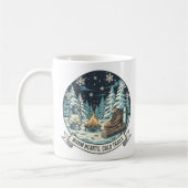 Mug Coeurs chauds Sentiers froids Artwork hivernal (Gauche)