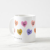 Mug Coeurs Citrouilles mignons Halloween tendance (Devant gauche)