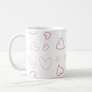 Mug Coeurs colorés
