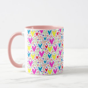 Mug Coeurs colorés mignons motif Coque-coque iphone Ma