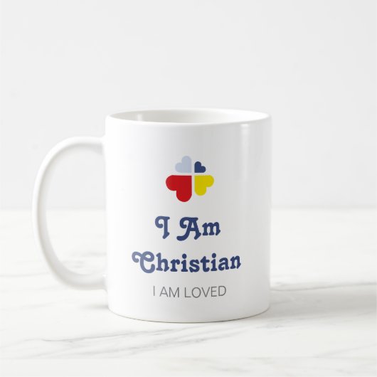Mug Cœurs Croix (Gauche)