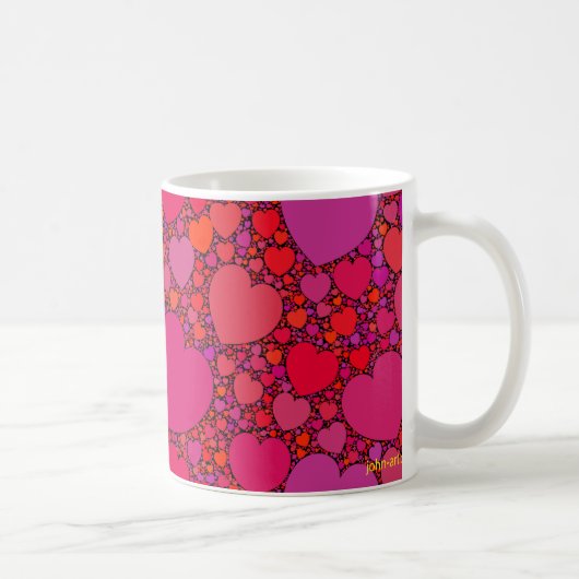 Mug coeurs croulants 1 (Droite)