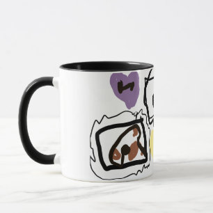 Mug cœurs d'American Bulldog 