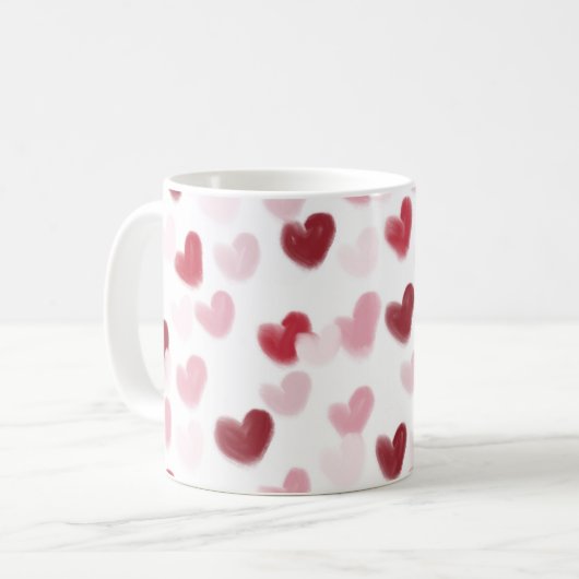 Mug Coeurs d'amour (Devant gauche)